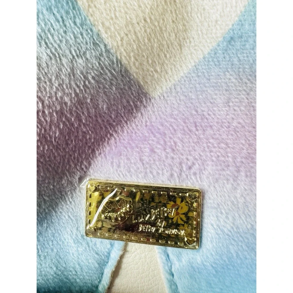 Luv Betsey Johnson Mini Backpack Doll Character Rainbow Heart Pink‎ White Black